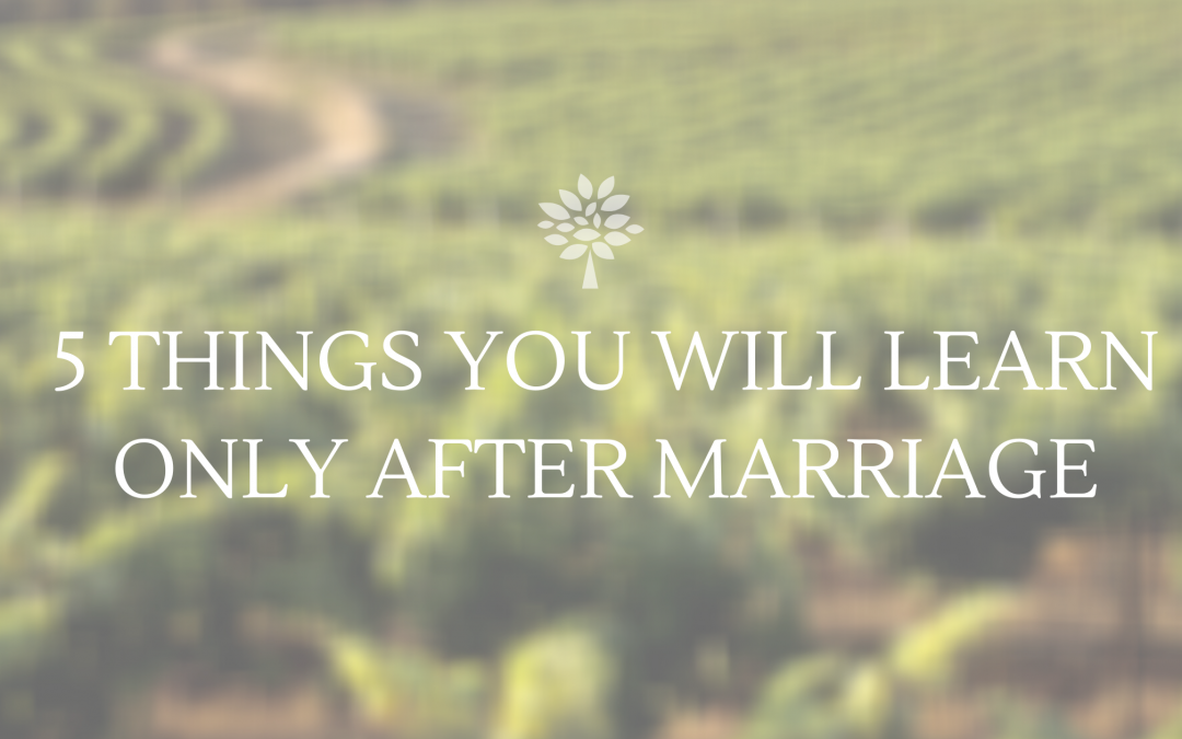5 Things You Will Learn Only After Marriage